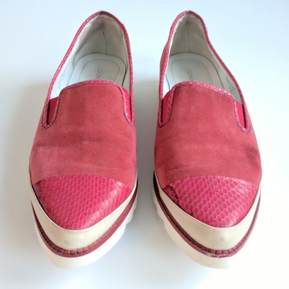 Donald J. Pliner Beliz Suede & Snakeskin Sneaker - Picture 3 of 8